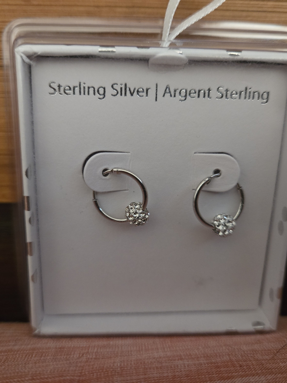 Crystal Hoop Earrings -